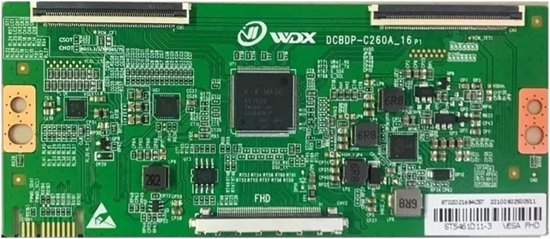 Tcon Board ST5461D11-3 2K 4K 55-Inch ，Compatible for Logic， Board Dual 60PIN DCBDP-C260A_16 P1 for TV Screen Repairing(2K)