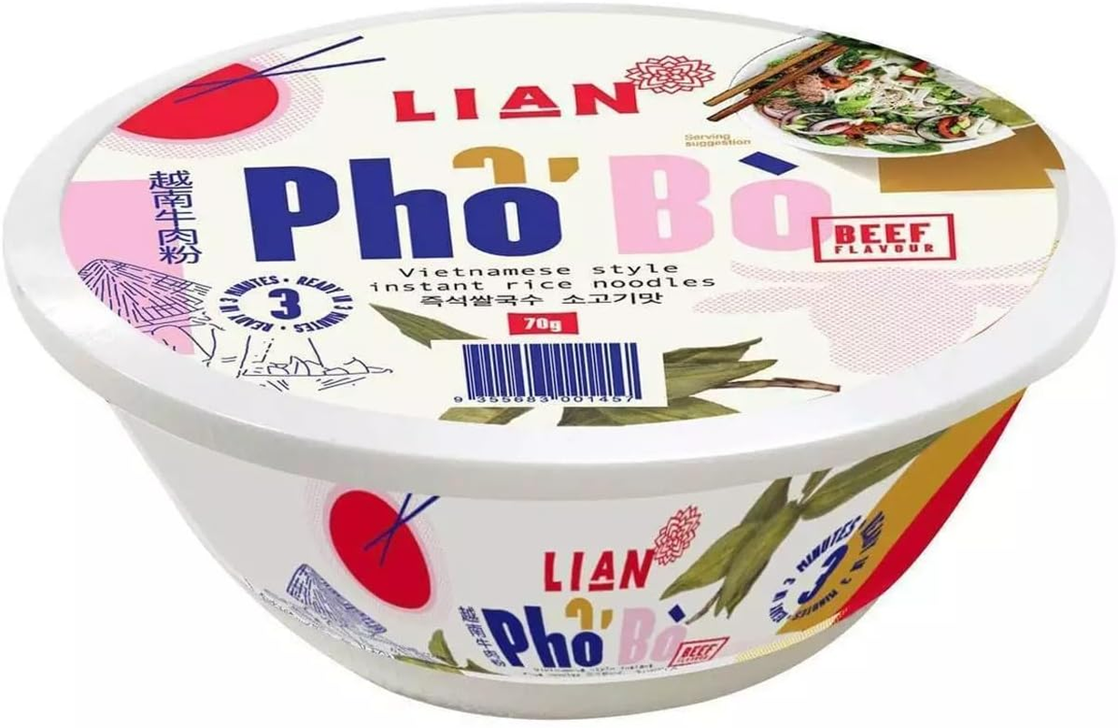 LIAN PHO BO RICE NOODLE 12X70G image number 2