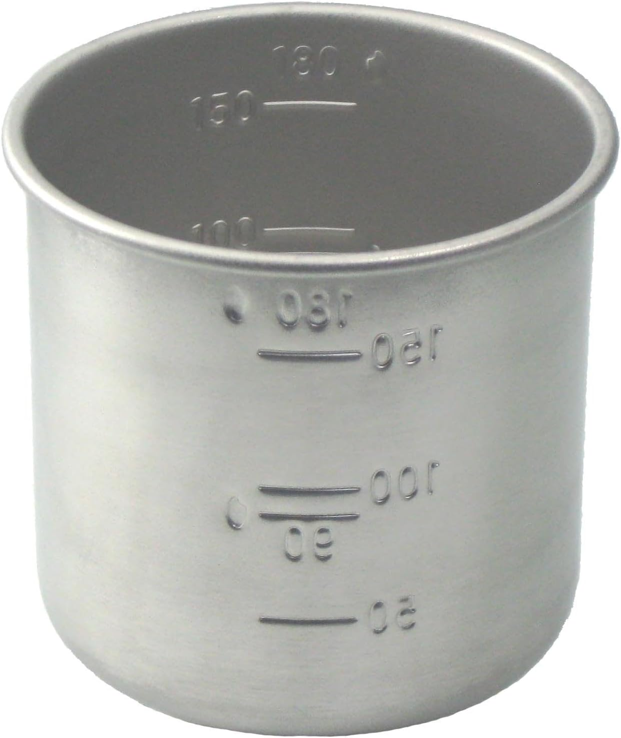 Daiso Japanese Rice Measuring Cup(180Cc = 1 Gou Cup) Stainless Steel image number 2
