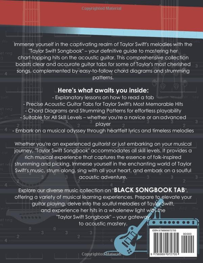 Taylor Swift Songbook Unplugged Acoustic Guitar Tabs for Every Fan: Master Every Chord and Riff with This Ultimate Guide to Taylor Swift'S Unplugged ... Swift Hits with Clear Acoustic Arrangements