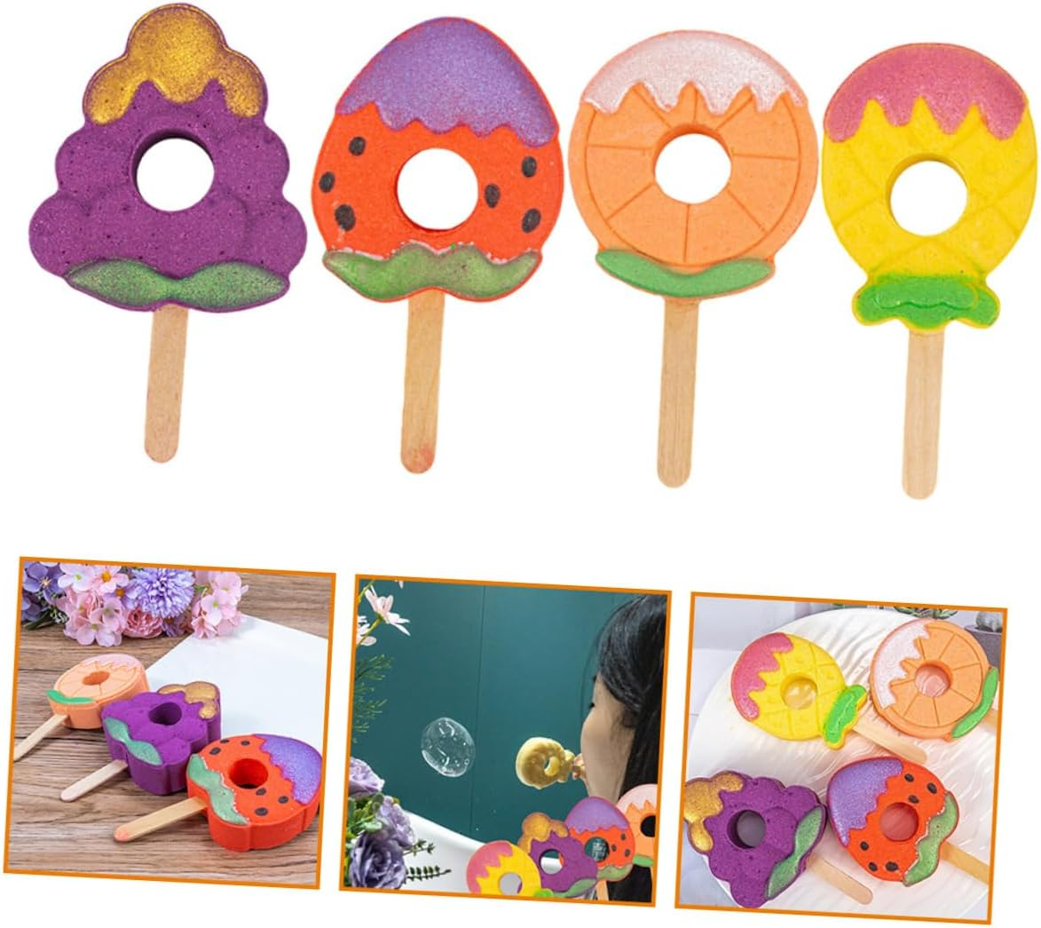 PLAFOPE 4Pcs Aroma Bath Salt Fragrant Fruit Shaped for Relaxing Soaks for Smooth Skin Fun image number 6
