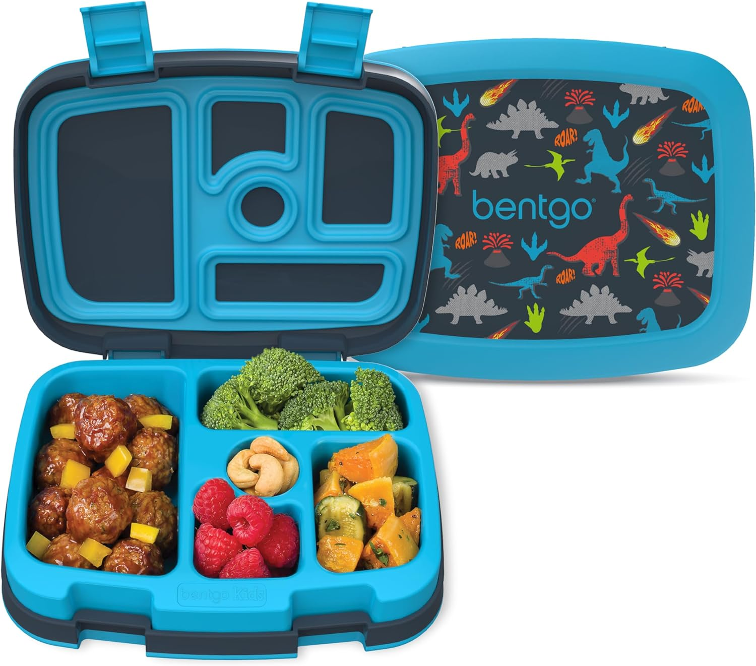 Bentgo Kids Prints Lunch Box - Dinosaurs - Bug Buddies image number 2