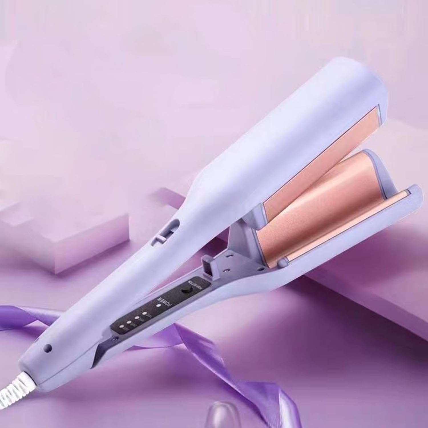 BORATO Hair Waver Curling Iron | 32Mm Ceramic Heated Waver | Portable Hair Curler, Hairstyle Iron for Home, Colleague, Dorm, Spa Center, Salon image number 4