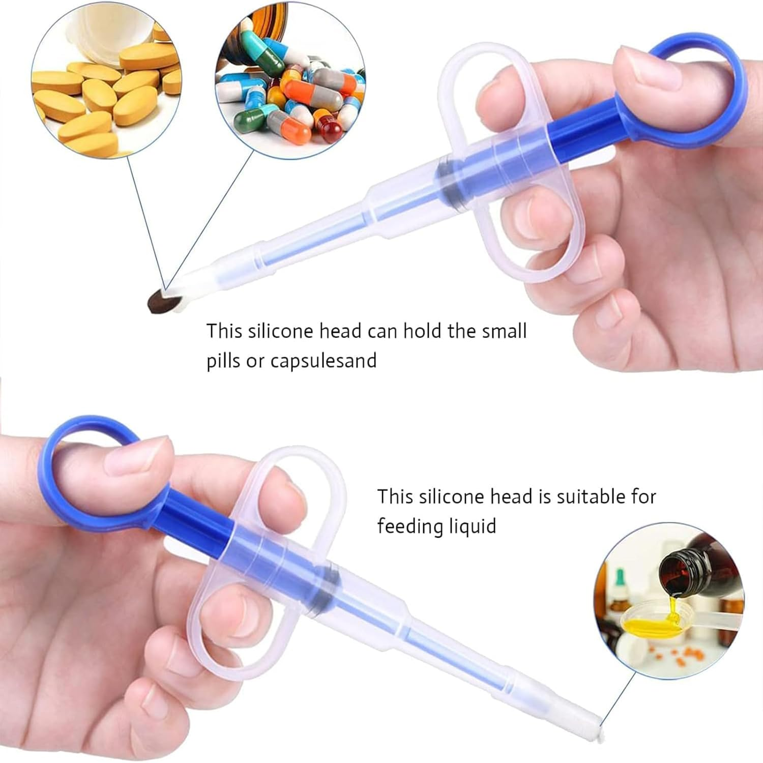 Pet Pill Dispenser Medicine Feeder Pet Is Given Medicines Medical Feeding Tool - Pet Pill Dispenser Syringes Super Durable and Reusable Extremely Convenient (3 Pack) image number 3