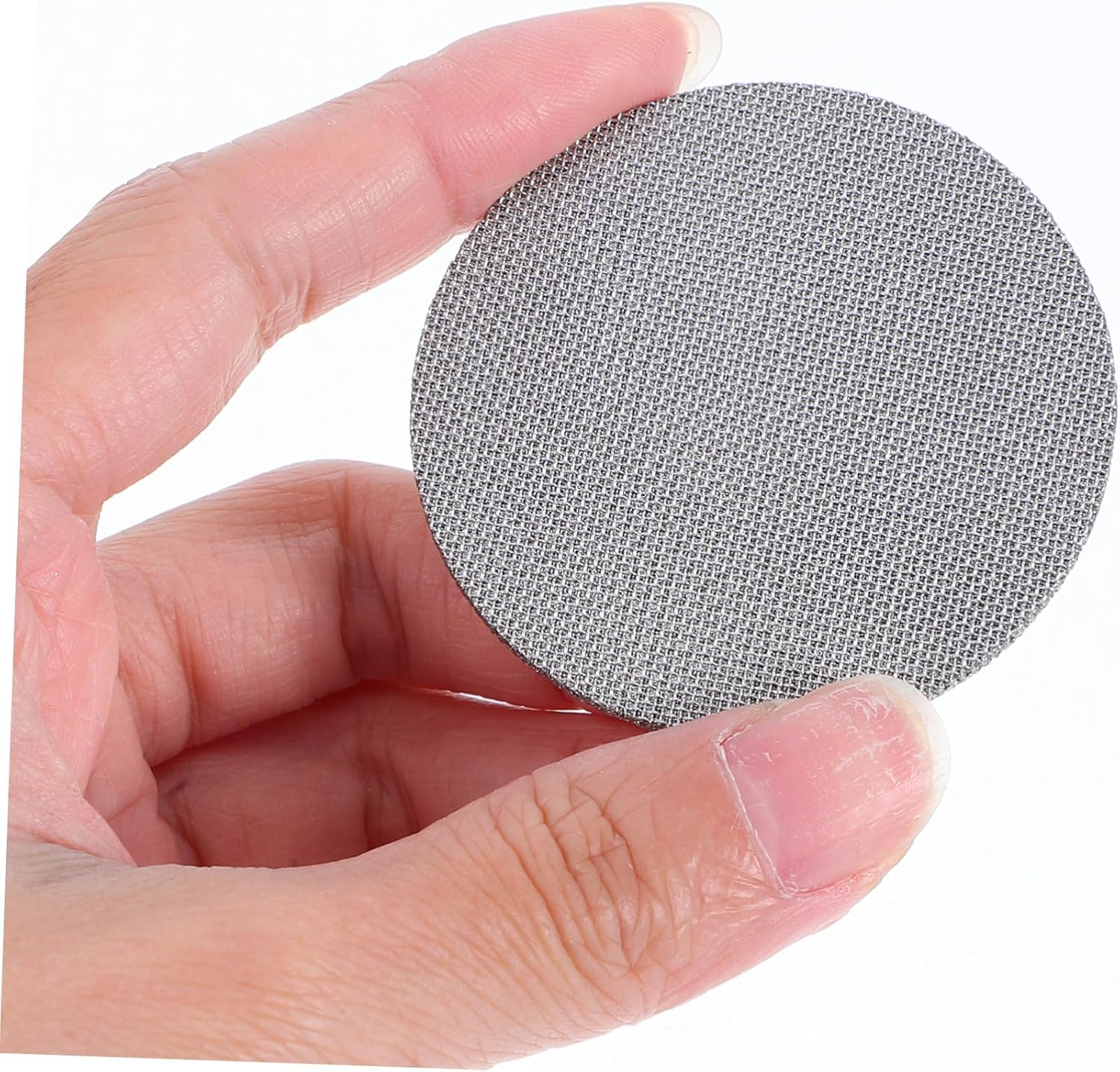 Kisangel 4Pcs Espresso Puck Screen Thick Stainless Steel Coffee Filter Mesh for Portafilter Basket Reusable Coffee Basket with Optimized Water Flow Design for Home Commercial Use image number 3