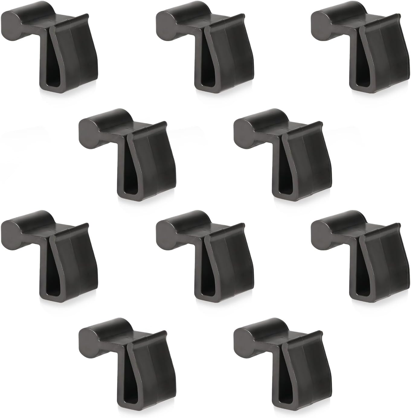 10Pcs RV Awning String Light Hooks, RV Hanging Light Hooks Light Holder String Light Clips Hanger for Caravan Keder Rail Outdoor Camper Car Accessories (White)