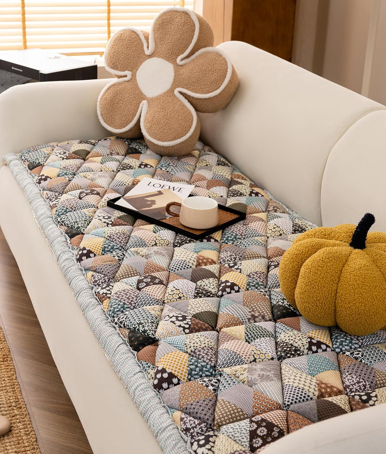 HOMEREFROM Dog Couch Cover Protector, Couch Cover for Dogs Washable Pet Bed Couch Cover, Pet Friendly Sofa Cover for Large Dogs (Grey, 70X210Cm) image number 6