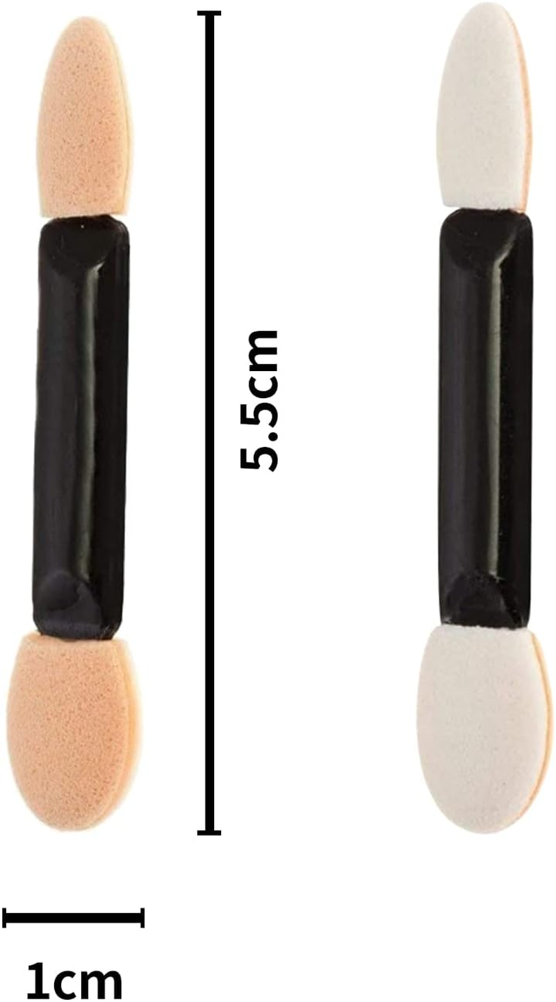 30Pcs Dual Sided Oval Sponge Eyeshadow Applicator - Disposable Brush for Eye Makeup, Eyeliner, Arts Crafts, DIY Nail Art - Beauty Tool image number 3