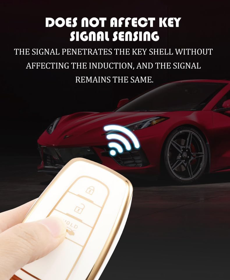 Ontto TPU Car Key Fob Cover Fit for Nissan 350Z Altima Armada Maxima Murano Pathfinder Sentra Quest for Infiniti G35 QX56 Key Holder Smart Case Shell Keyring Keychain Styling Accessories 3 Buttons E1 image number 1