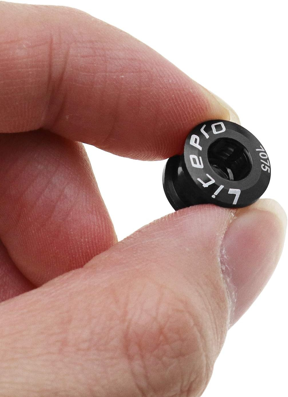 SING F LTD 5Pcs M8 Single Chainring Bolts Kit 7075 Aluminum Alloy Chainwheel Bolts & Nuts Cycling Disc Screws for Road Bike Mountain Bike BMX MTB image number 3