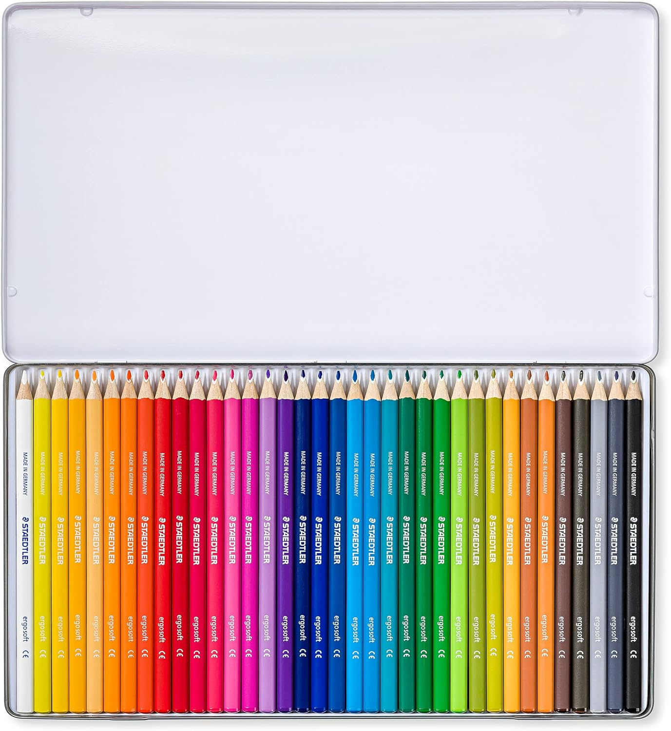 STAEDTLER Colour Pencil Ergosoft FSC 100 Percentage (157 M36), Assorted, Pack of 36 image number 1