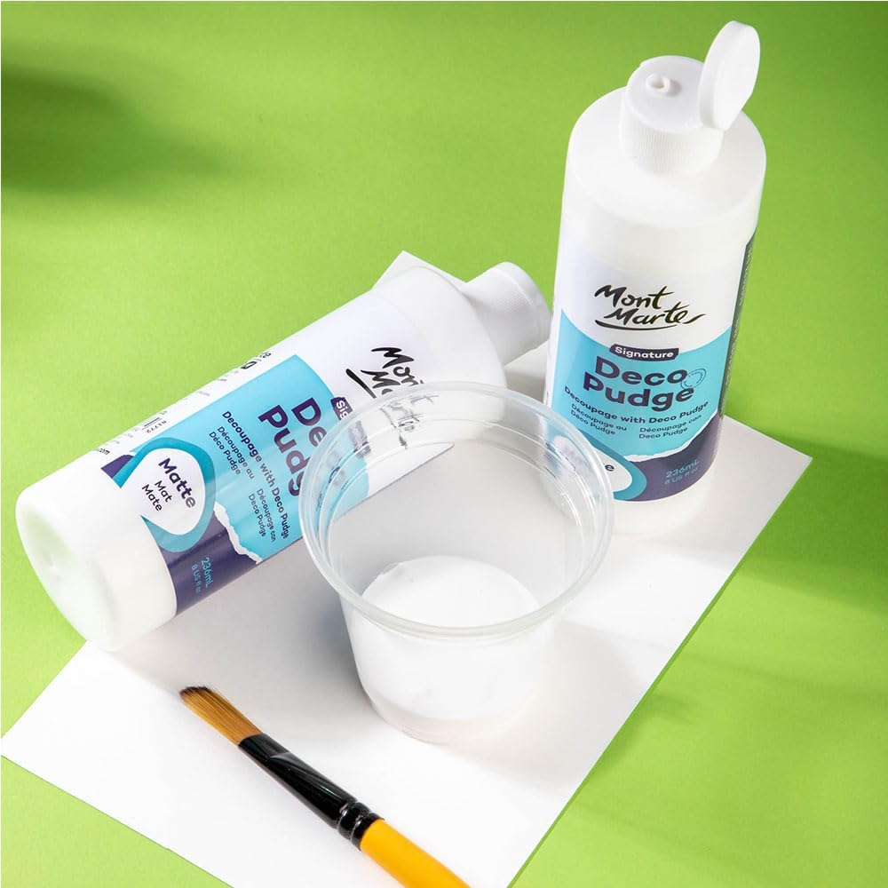 Mont Marte Signature Matte Deco Pudge Craft Varnish 236 Ml image number 5