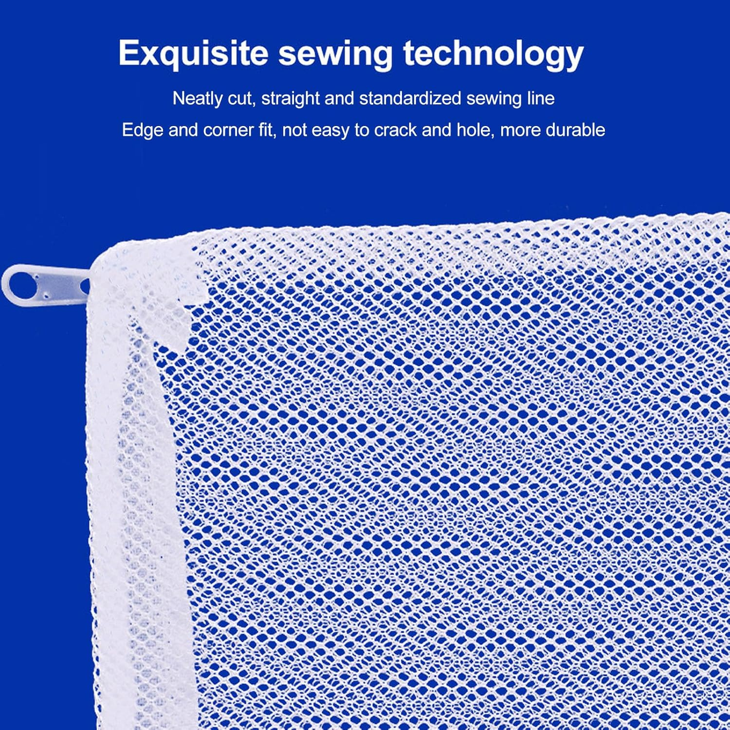 Aquarium Filter Media Bag, Large Mesh Hole Washable 10 Pieces Net Filter Bag for Tensile Peat Fiber image number 4