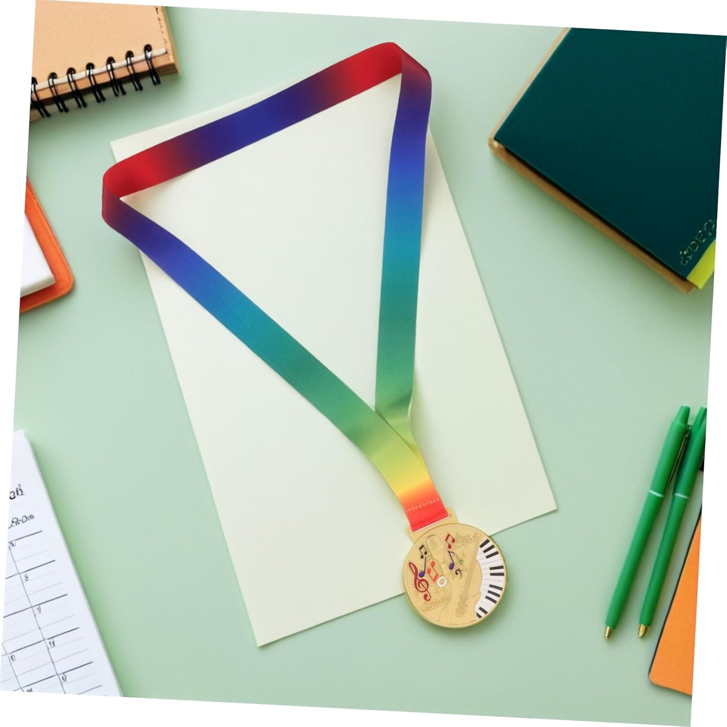 For Boys and Girls Competition Supplies Zinc Alloy Realistic Medal Students for Piano Singing Dance Contests image number 3