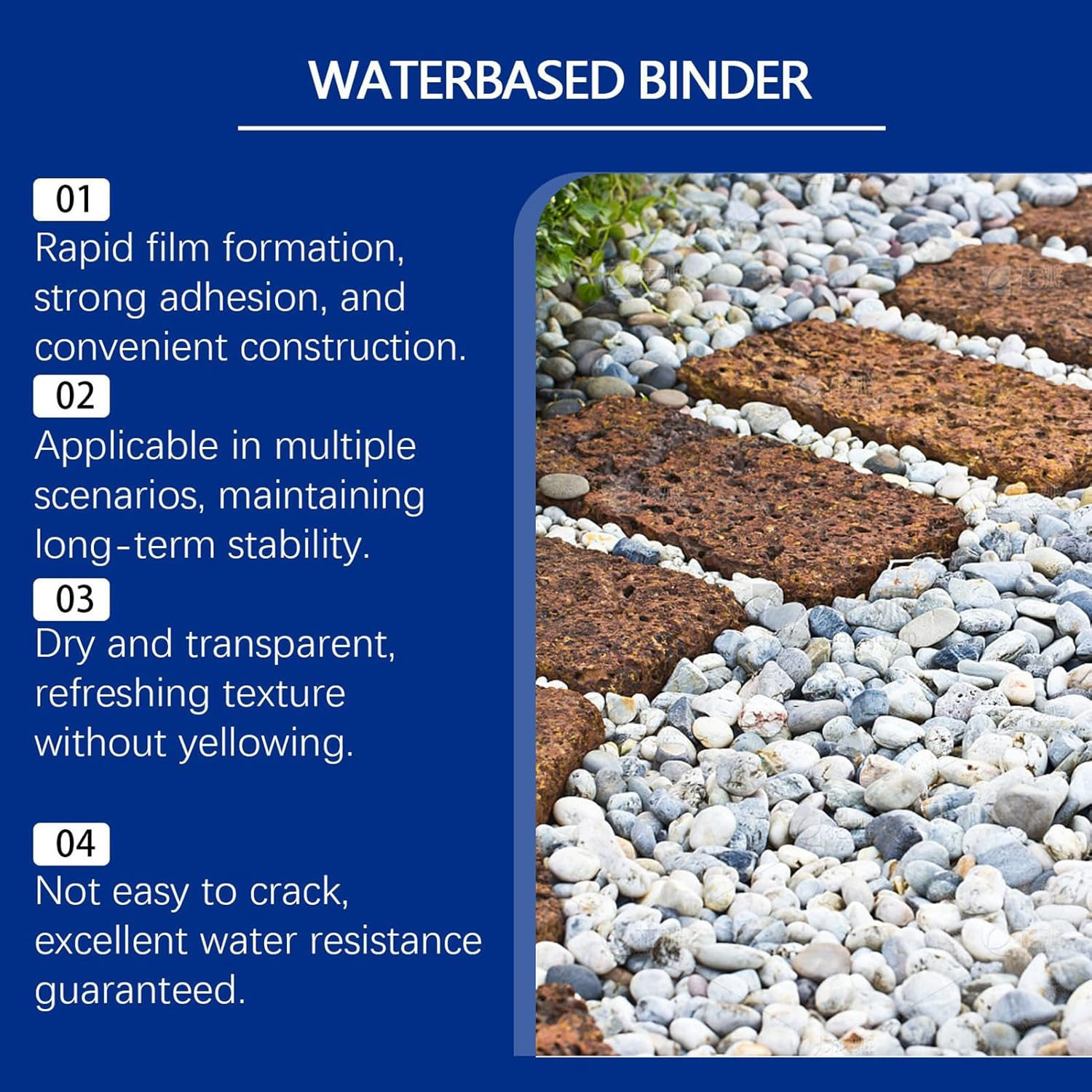 Mulch Glue,Easy Hold Rock Glue | Sealer Spray Stabilizer Waterproof Fast Drying 120Ml for Outdoor Driveway Playground image number 2