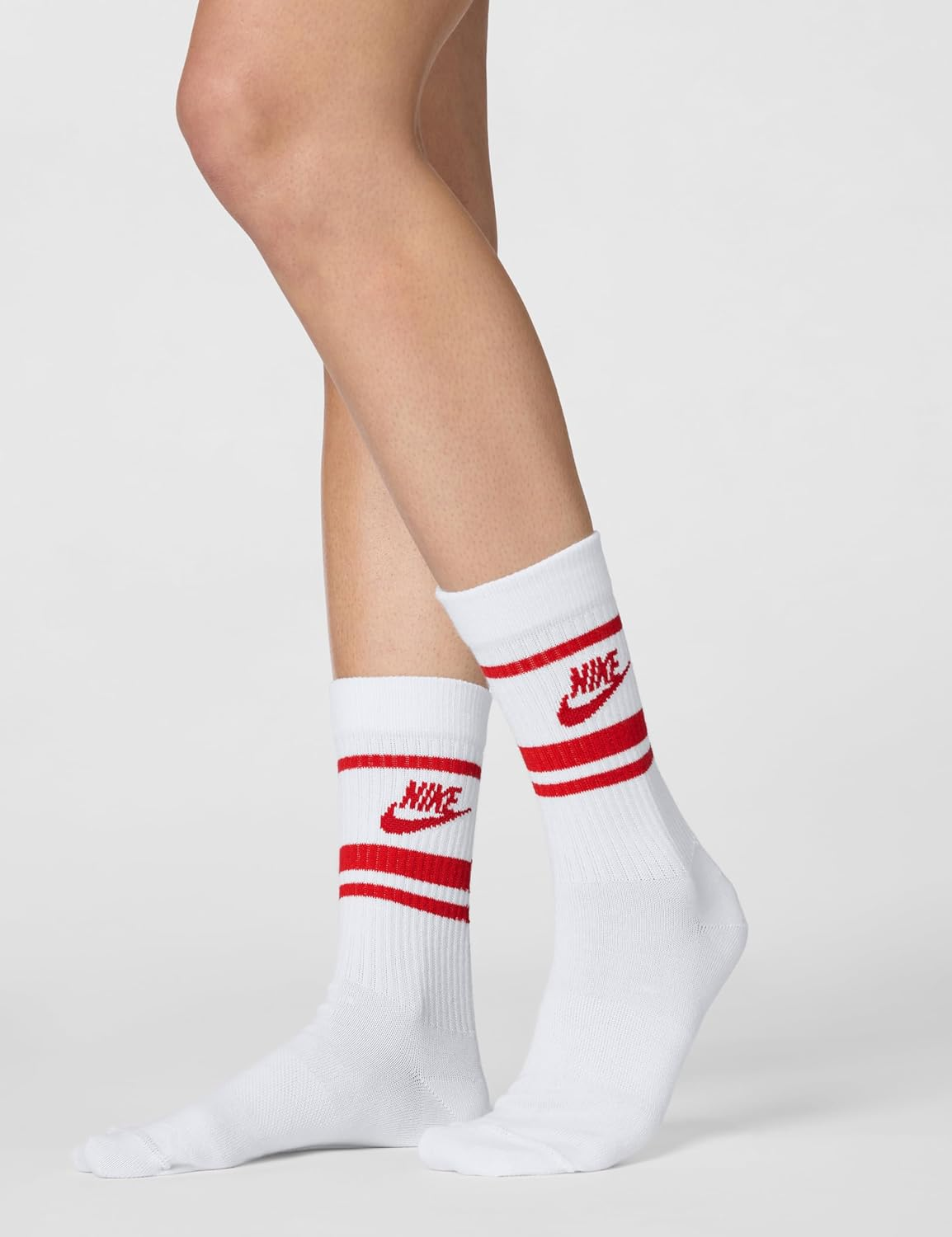 Nike Nsw Everyday Essential Cr Socks White/Black/Black M image number 2
