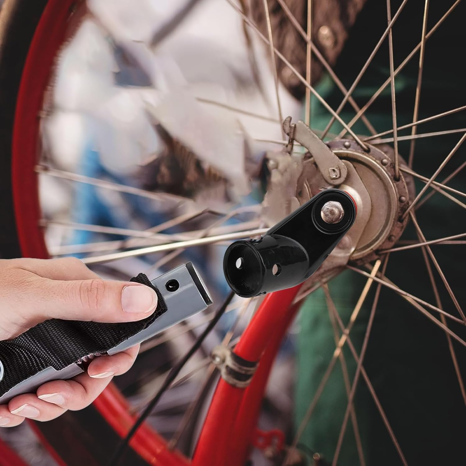 Bike Trailer Hitch Set, Heavy Duty Bicycle Trailer Coupler Replacement Bike Cargo Trailer Connector Attachment for Children'S/Pet Trailers, Cycling Adapter Accessories (Black) image number 2