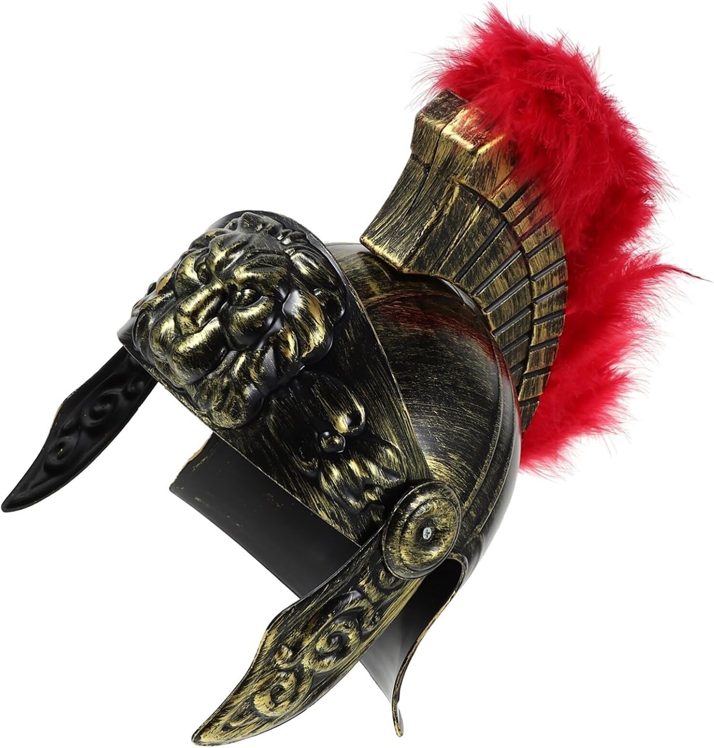 Antique Roman Soldier Helmet Prop for Cosplay Costume Lightweight Hat for Theatrical Productions and Halloween Celebrations image number 4
