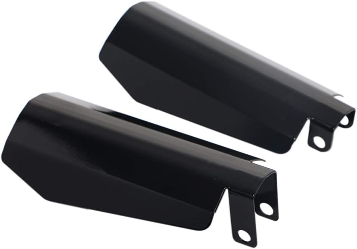 1 Pair Motorcycle Gloss Black Large Coffin Cut Hand Guards Customs Handguards for Harley 07 and up Electra Street Road Glide Road King Baggers