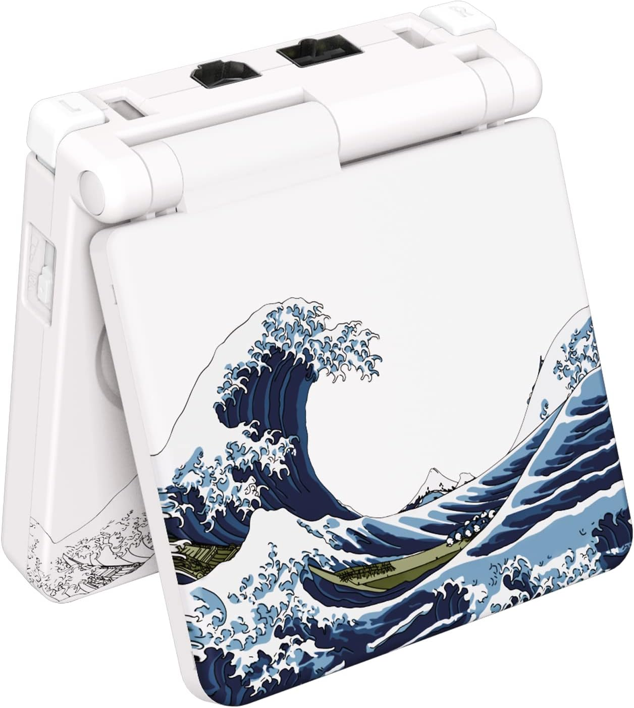 IPS Ready Upgraded Extremerate the Great Wave Custom Replacement Housing Shell for Gameboy Advance SP GBA SP &ndash; Compatible with Both IPS & Standard LCD &ndash; Console & Screen NOT Included image number 6