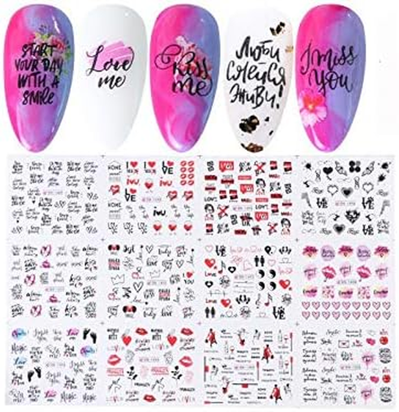 HANGQINGHENG Cactus Water Decals Nail Sticker Green Plant Leaf Watermark Flakes Slider Tattoo Nail Decoration (Color : BN1489 1500) image number 1