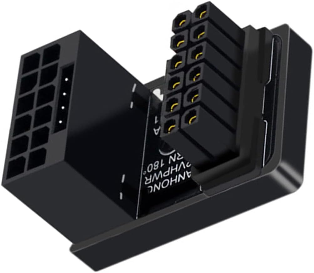 CY Adapter 12VHPWR ATX3.0 PCI-E 5.0 Power Modular to Three ATX 8P Adapter for 4080 5090TI 16Pin 12+4P Graphics Card (Down Angled 90 Degree)