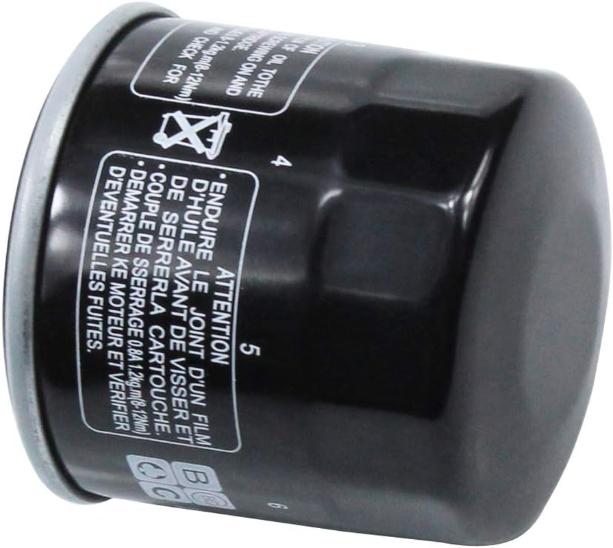 LOCOPOW Oil Filter for Yamaha Grizzly 660 350 450 400 700 YFM350 Rhino Viking 700 XVZ1300 XV1600 XV1700 FZ1 FZ6 FZ8 FJR1300 XSR700 XSR900 FZ07 MT03 MT09 MT10 YXZ1000R FZ09 MT07 FZ06 image number 6
