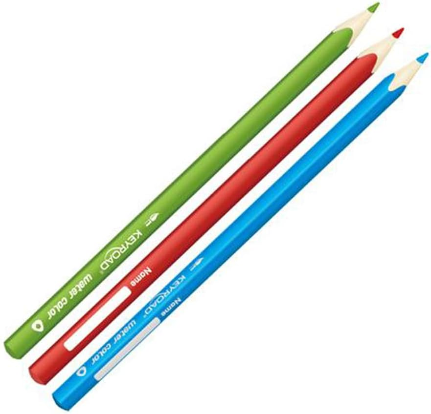 Keyroad Watercolour Colour Pencil with Brush 12-Piece Set image number 1