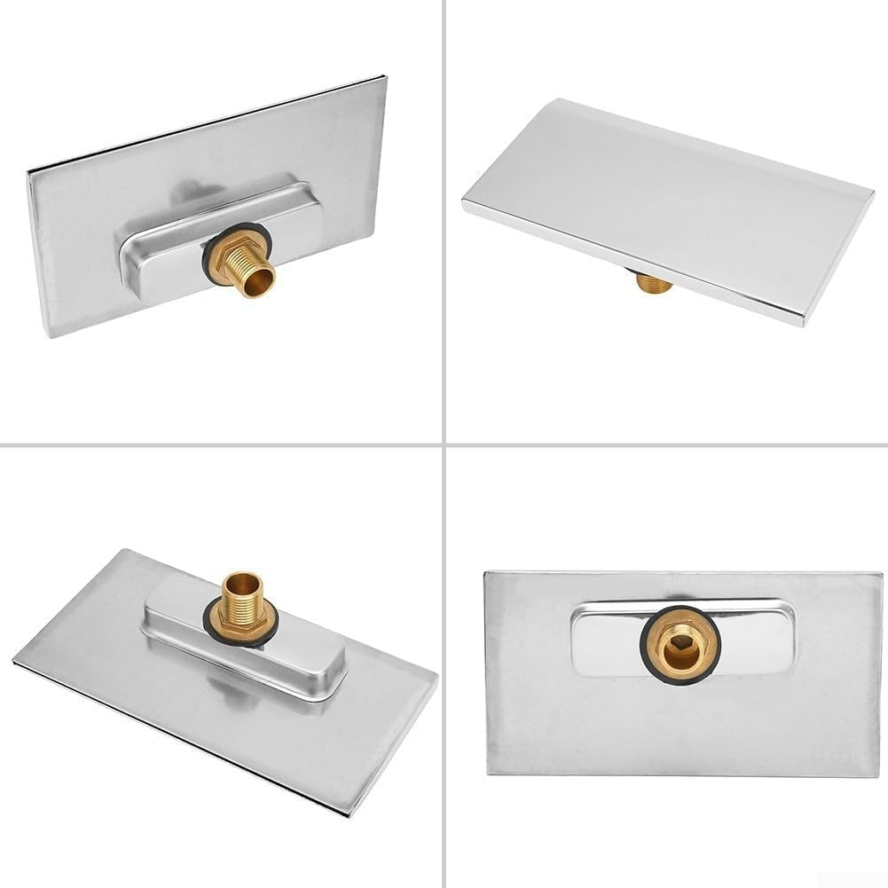 Pond Waterfall Blade Kit, Water Feature Outdoor, Waterfall Water Fountain, above Ground Pool Fountain, Silver image number 1