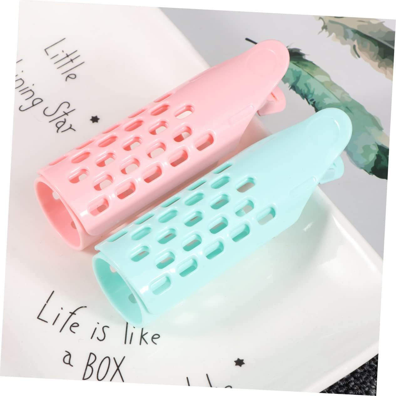 SOESFOUFU 9Pcs Manual Hair Curlers Styling Tools Hair Bang Rollers Material Random Color image number 1