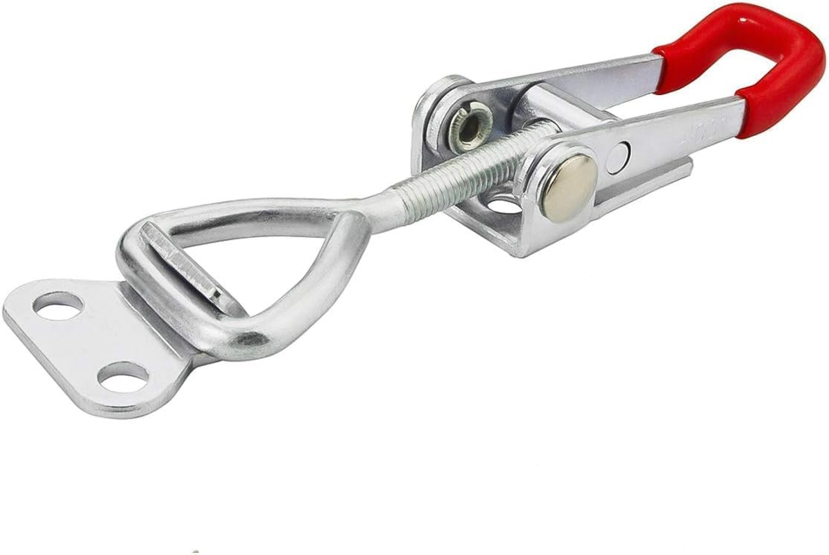 6 Pcs Toggle Latch 4001, Adjustable Heavy Duty Clamp, 150Kg 330Lbs Holding Capacity for Smoker Lid Jig, Tool Box Case, Door image number 4