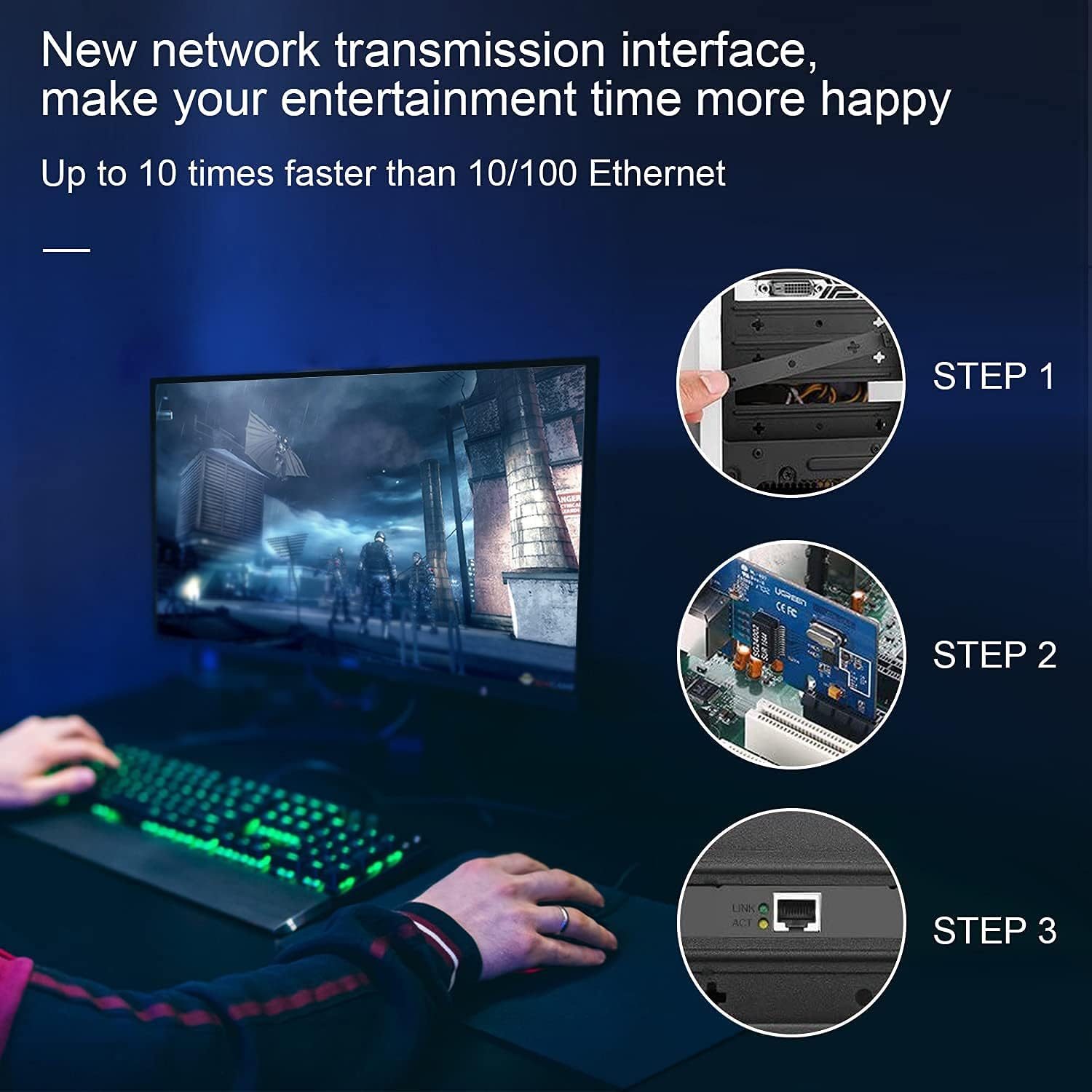 Dual-Port Pcie Gigabit Network Card PCI Express Gigabit Ethernet Adapter with Intel 82576/82575 Ports PCI Express NIC Support PXE for Windows/Windows Server/Linux/Freebsd/Dos with Low Profile