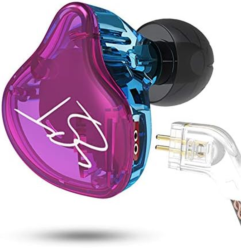 (Color without Mic) - KZ ZST Dynamic Hybrid Dual Driver In-Ear Headphones (Colour without Mic) image number 1