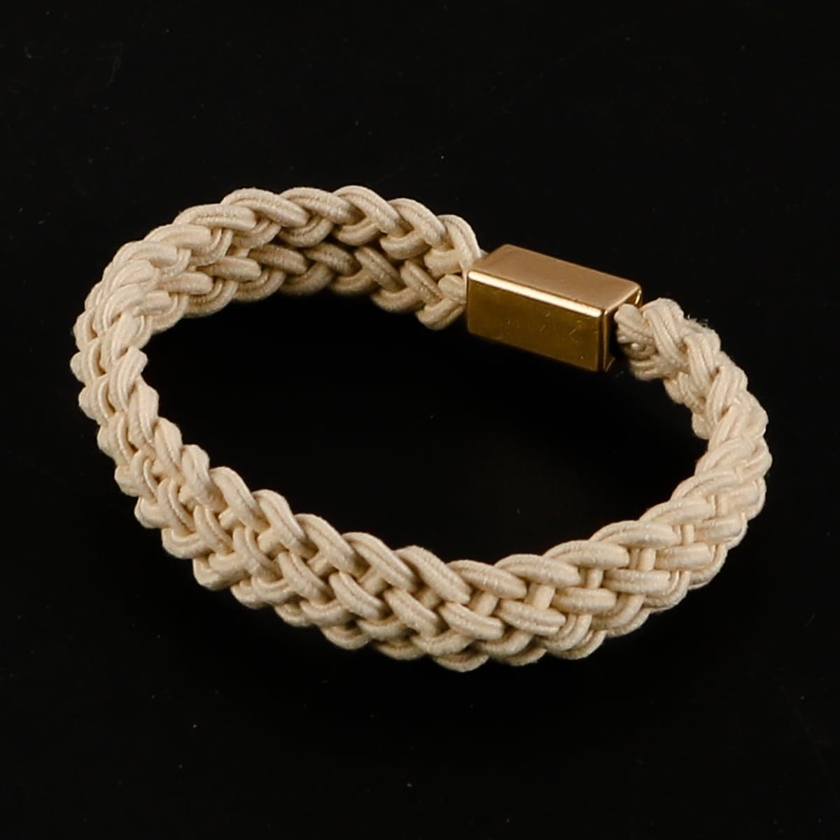 Laroal Hair Scrunchies Set 10 Pieces Soft Elastic Cords No Damage Elastic Hair Ties Ponytail Holder Stretchy Hair Bands Headband Accessories for Girls Women (Beige) image number 1