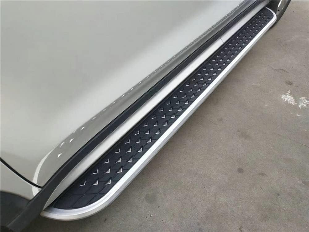 2Pcs Aluminum Running Boards Fixed Nerf Bars Side Steps with Brackets Compatible with Mercedes Benz GLB 2020-2025 (XK) image number 2