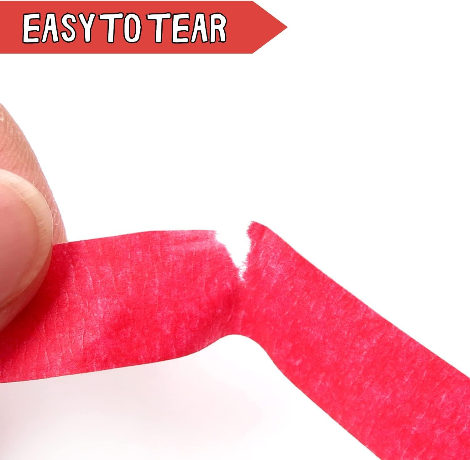 Colored Masking Tape, Painters Tape for Arts and Crafts, 6 Pack 1.5Cm&times;13M, Drafting Craft Tape, Labeling Paper Tape, Masking Tape, Colorful Artist Tape, Art Tape image number 1