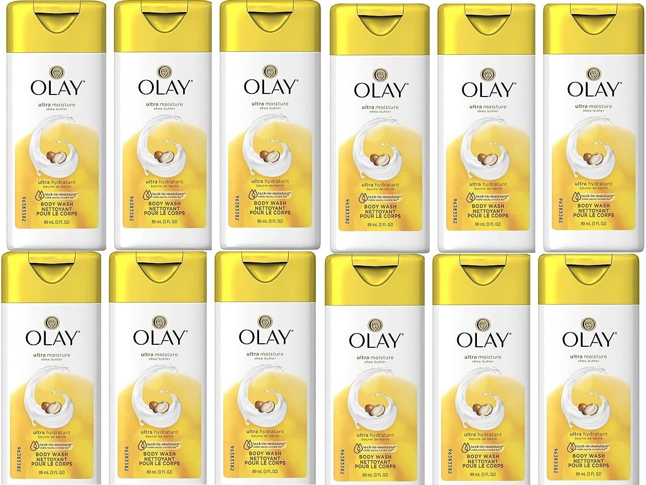 Olay Body Wash Ultra Moisture 3 Ounce (12 Pack) image number 1