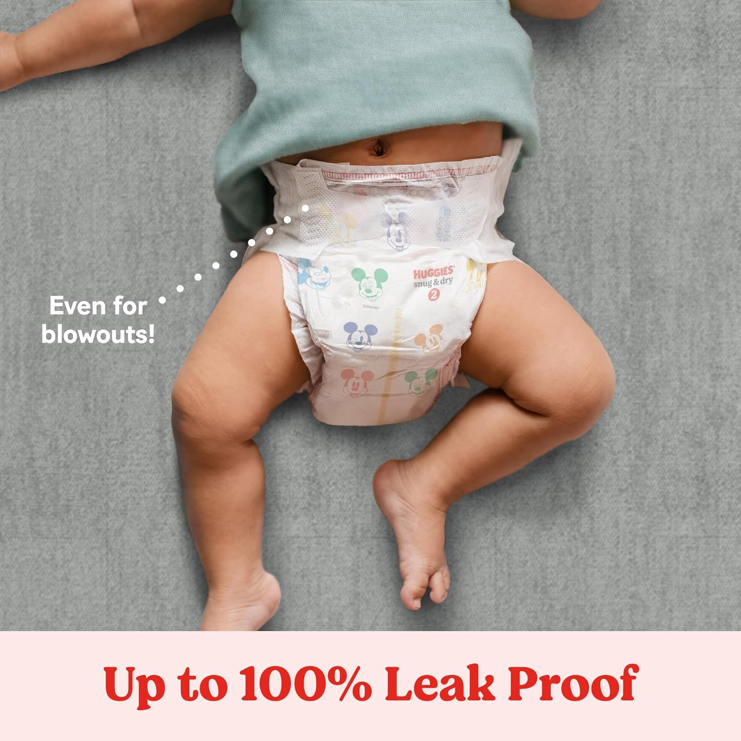 Huggies Snug & Dry Baby Diapers, Size 5 (27+ Lbs), 68 Ct image number 3