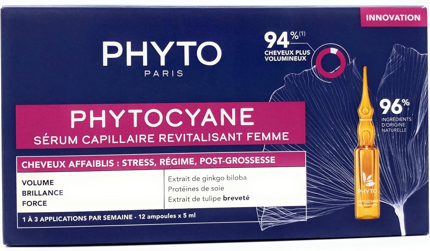 PHYTO Phytocyane Densifying Treatment Serum 12X7.5Ml image number 2