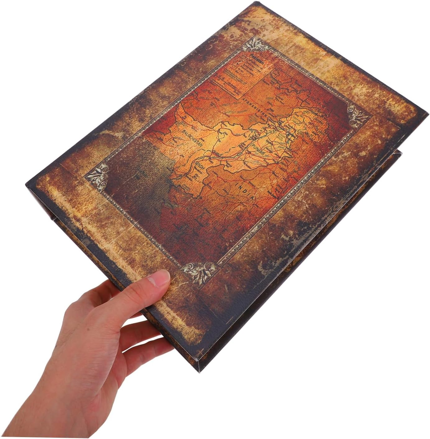 Vintage Book Shaped Decorative Storage Box Faux Book Statue for Keys Jewelry and Keepsakes Compact and Easy to Clean Design for Bookshelf Office and Home Decor image number 4