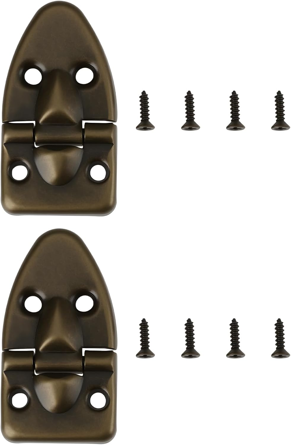 Be in Your Mind 2 Pcs Box Cabinet Silver 90&deg; Flip Hinge Suitable for Guitar Cases Piano Cabinet