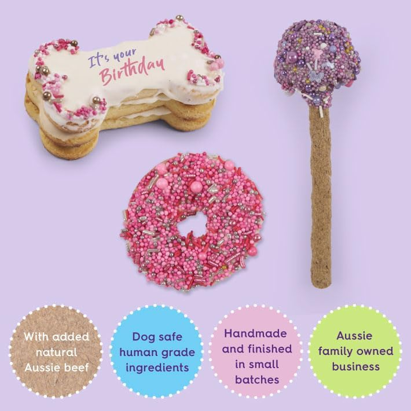 Dog Birthday Treats Party Pack - Pink image number 4