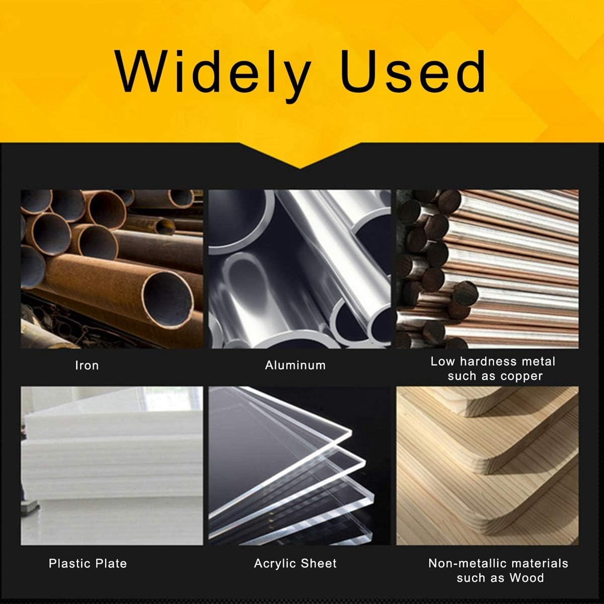 OCGIG 4Pcs Countersink Chamfer Tool HSS(4241) Titanium Coated Deburring Tool Set Metal Wood Drill Bits - Gold image number 5