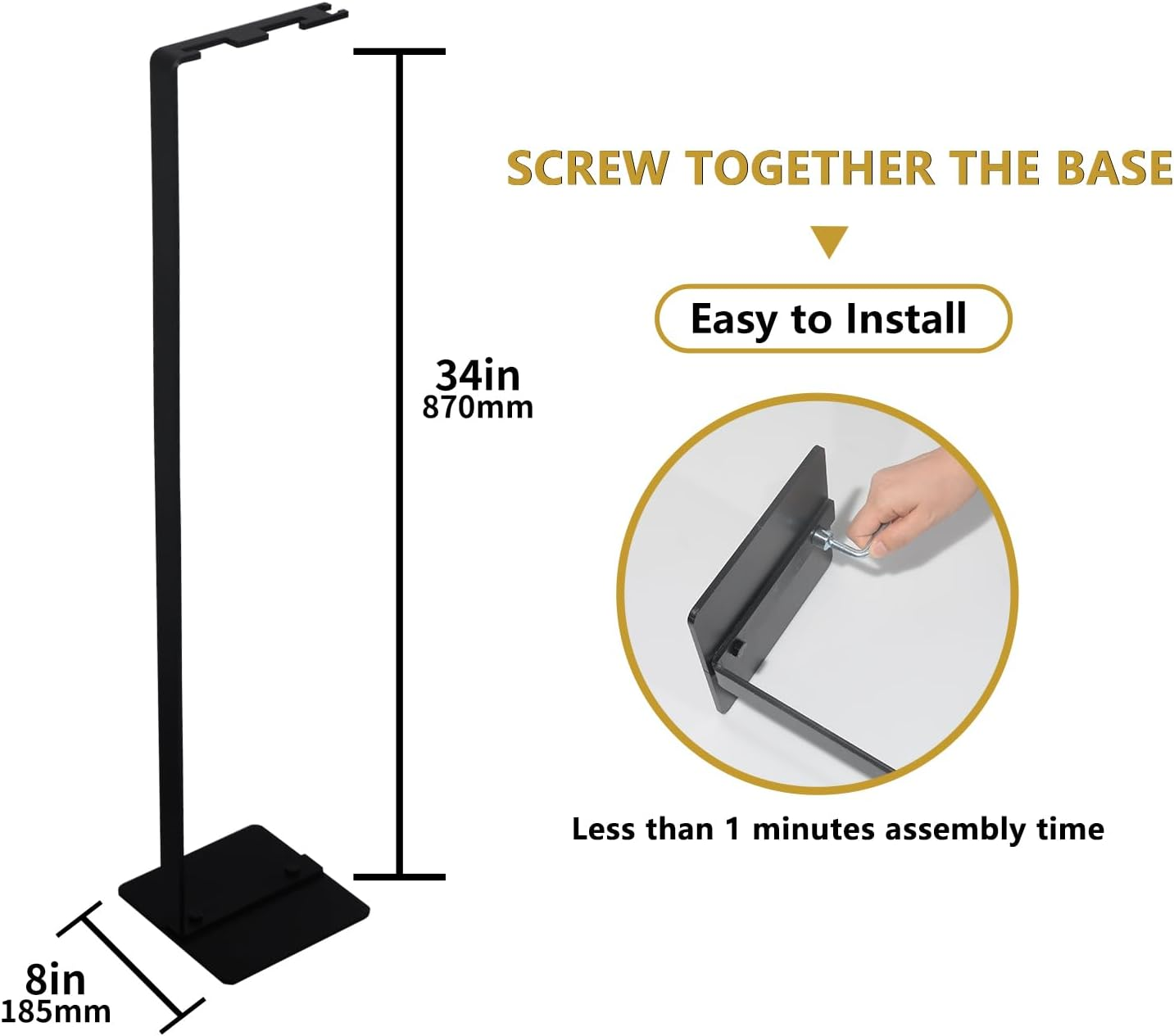 Heavy Duty Fireplace Tools Set with 40" Fire Poker and Log Grabber,Wrought Iron Large Fire Pit Tool Set with Metal Stand,Solid Steel Firewood Grabber for Campfire Backyard Bonfire Indoor&Outdoor Use image number 3