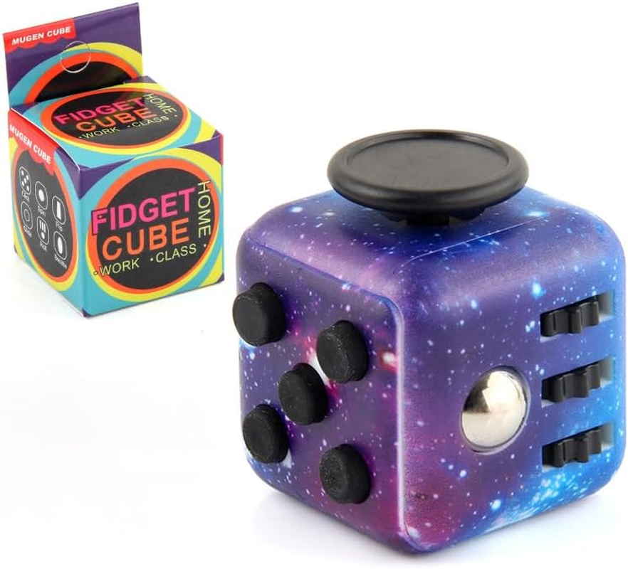 【Stress Relief Must-Have】 Fun Fidget Toy Cube, Stress Relief Wonder for Adults & Kids, 6-Sided Creative Handheld Cube for Adults, Audible/Silent Adjustable Fidget Toys for ADD/ADHD/OCD image number 6