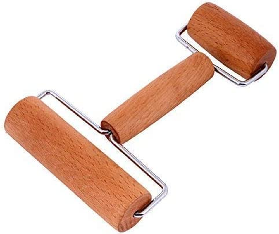 Smooth Rolling Pin - Pastry and Pizza Double Dough Baker Roller Metal Kitchen Utensils Ideal for Baking Dough, Pizza, Pie, Pastries, Pasta and Cookies image number 3