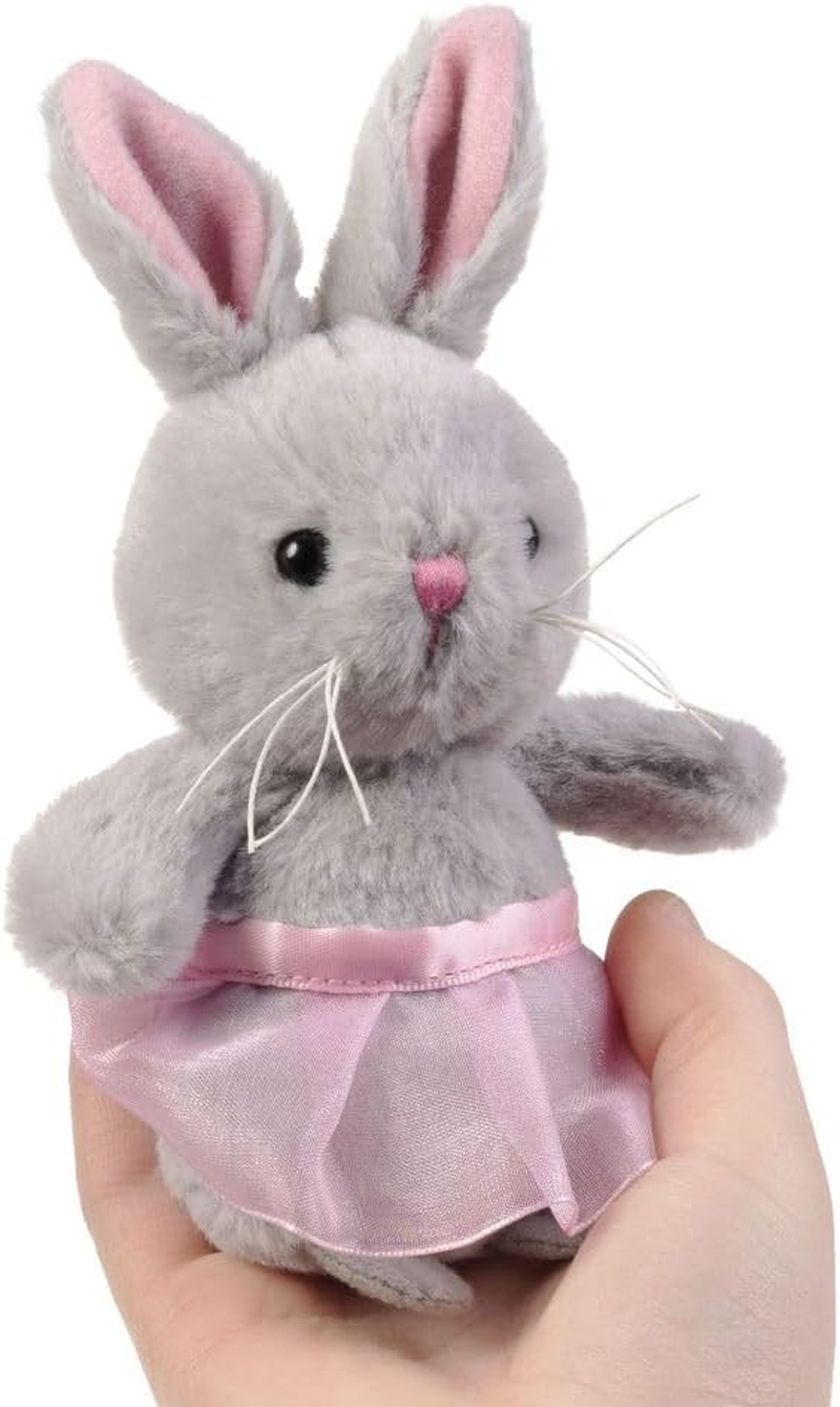 Living Nature Play Tutu Bunny Plush 15Cm, Soft, Cuddly Mini Bunny in a Pink Tutu, Collectable and Made from Sustainable Recycled Materials, Adorable for Children image number 4