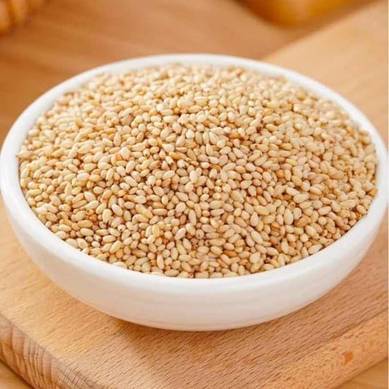 Heng Fai Roasted Hulled Sesame | Premium Organic Sesame Seeds for Cooking, Baking, and Seasoning | Rich in Protein, Fibre, and Healthy Fats | Natural Nutty Flavour for Dressings and Dishes | 100G image number 2