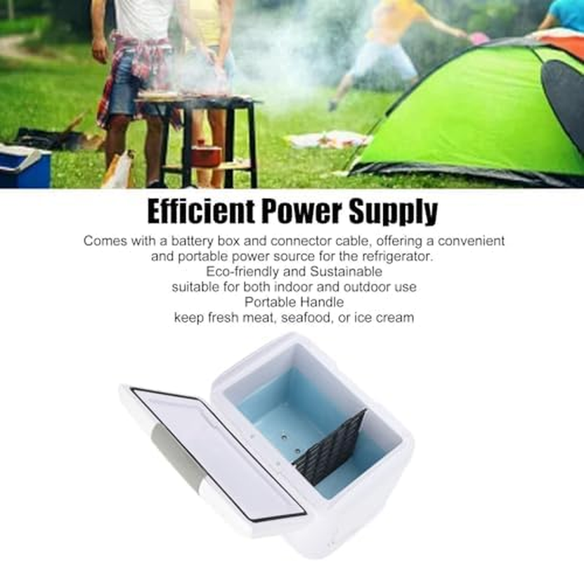 Bewinner 50W Mini Fridge, Solar Powered Cooler Portable, Camping Refrigerator, DC18V with Solar Panel, Warmer & Cooler Dual Use for Outdoor Activities image number 3