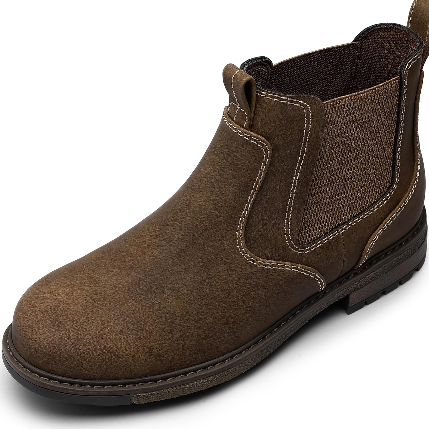 FUPPIA Chelsea Boots Casual Slip on Ankle Dress Boots image number 5